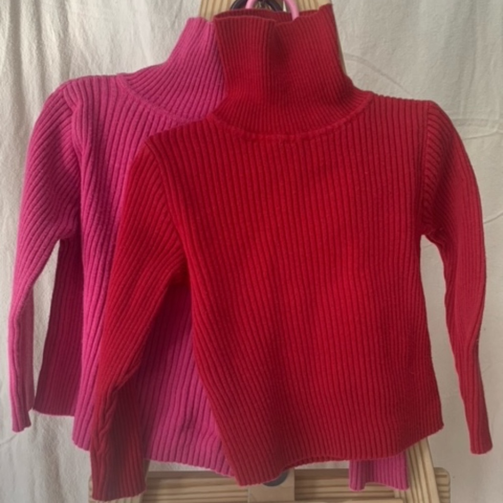 New Legends Ribbed Turtle Necks Bundle of Two - 4T - Picture 2 of 6